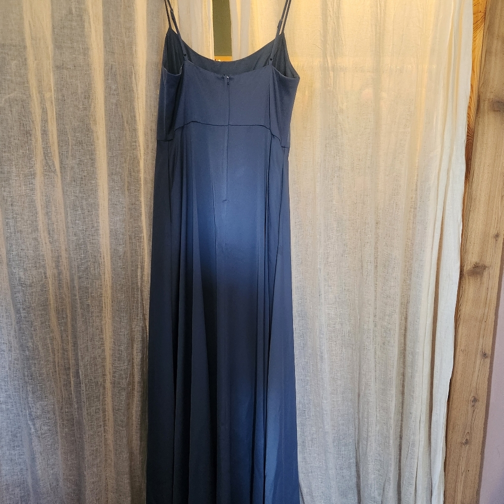 Blue bridesmaid dress